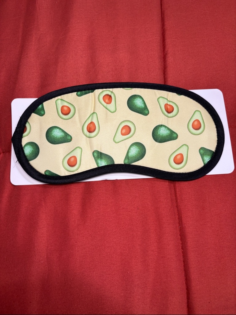 🥳Sale🥳 Avocado Print Sleep Mask - Yellow & Green